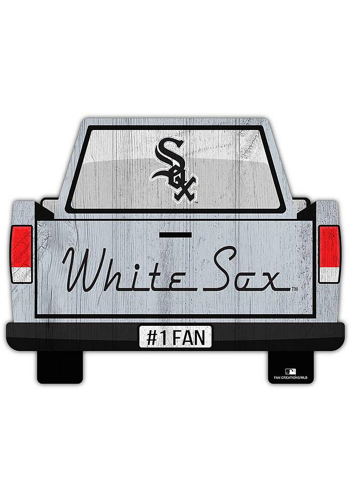 Chicago White Sox Truck Back Cutout Sign