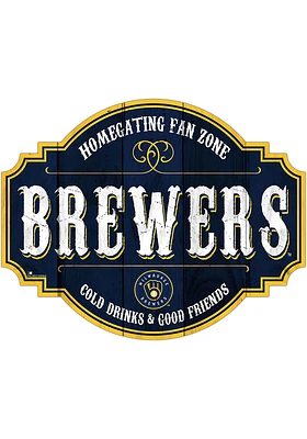 Milwaukee Brewers Inch Homegating Tavern Sign