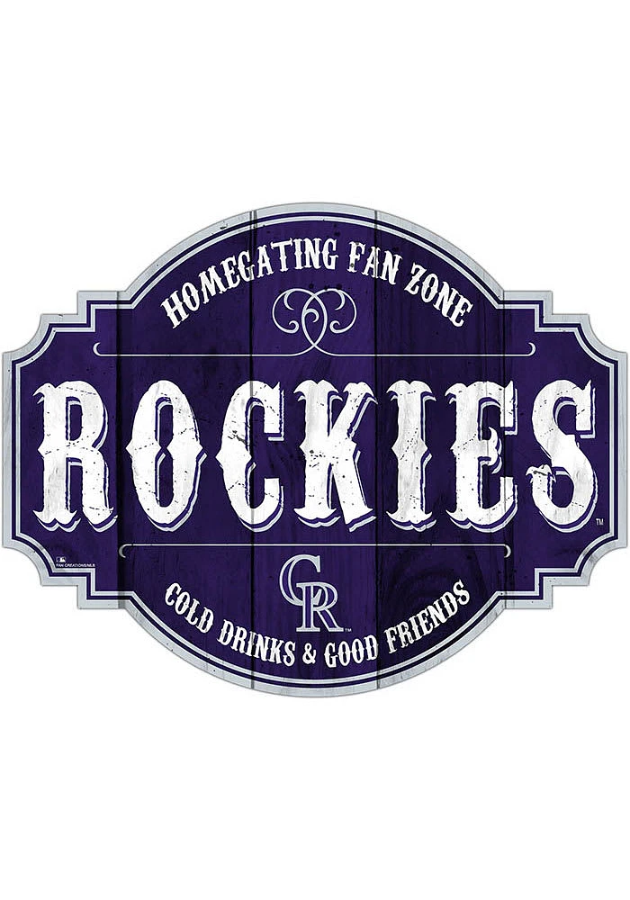 Colorado Rockies Inch Homegating Tavern Sign