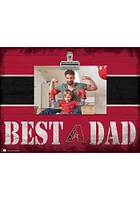 Arizona Diamondbacks Best Dad Striped Clip Picture Frame