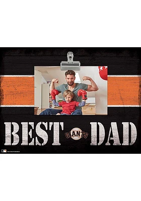 San Francisco Giants Best Dad Striped Clip Picture Frame
