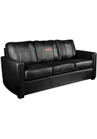 Washington Capitals Faux Leather Sofa - Black
