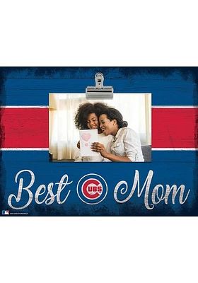 Chicago Cubs Best Mom Clip Picture Frame