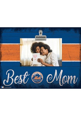 New York Mets Best Mom Clip Picture Frame