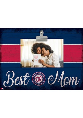 Washington Nationals Best Mom Clip Picture Frame