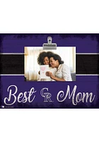 Colorado Rockies Best Mom Clip Picture Frame