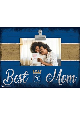 Kansas City Royals Best Mom Clip Picture Frame - Blue