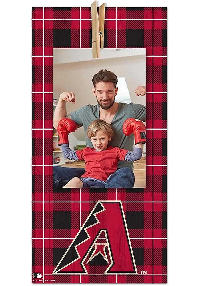 Arizona Diamondbacks Plaid Clothespin Sign
