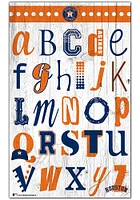 Houston Astros Alphabet Sign