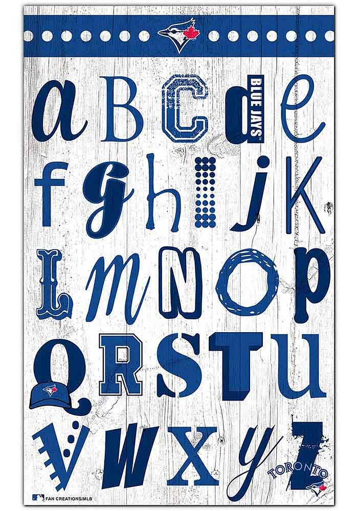 Toronto Blue Jays Alphabet Sign