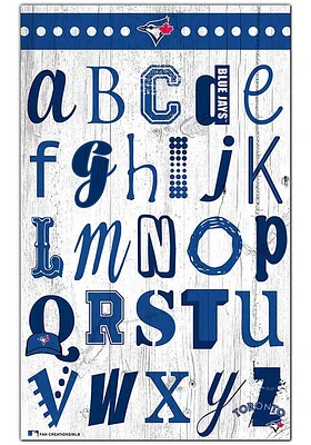 Toronto Blue Jays Alphabet Sign