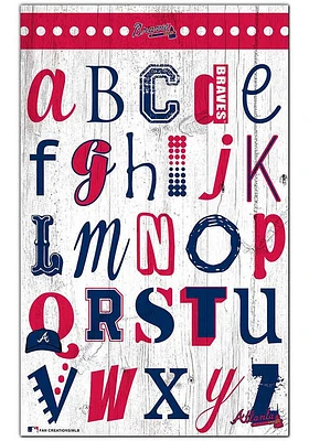 Atlanta Braves Alphabet Sign