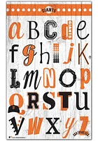San Francisco Giants Alphabet Sign