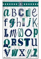 Seattle Mariners Alphabet Sign