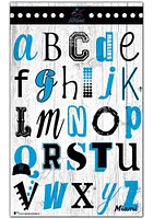 Miami Marlins Alphabet Sign