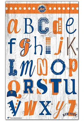 New York Mets Alphabet Sign