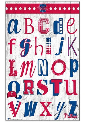 Philadelphia Phillies Alphabet Sign