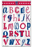 Philadelphia Phillies Alphabet Sign
