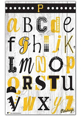Pittsburgh Pirates Alphabet Sign