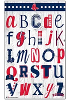 Boston Red Sox Alphabet Sign