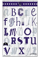 Colorado Rockies Alphabet Sign
