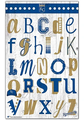 Kansas City Royals Alphabet Sign - Blue