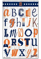 Detroit Tigers Alphabet Sign