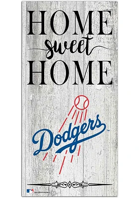 Los Angeles Dodgers Home Sweet Home Whitewashed Sign