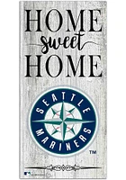 Seattle Mariners Home Sweet Home Whitewashed Sign