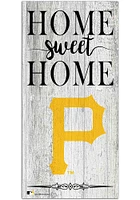Pittsburgh Pirates Home Sweet Home Whitewashed Sign