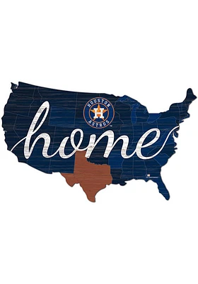Houston Astros USA Shape Cutout Sign
