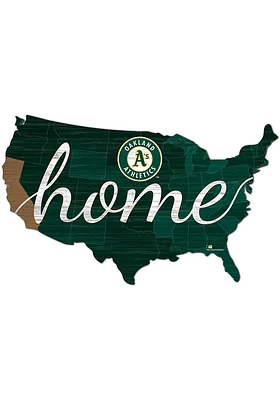 Oakland Athletics USA Shape Cutout Sign