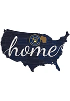 Milwaukee Brewers USA Shape Cutout Sign