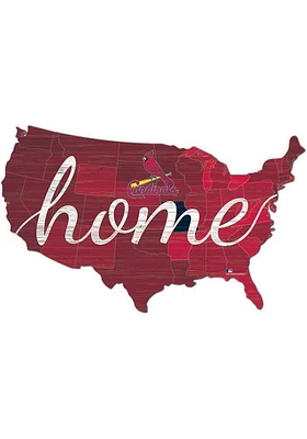 St Louis Cardinals USA Shape Cutout Sign