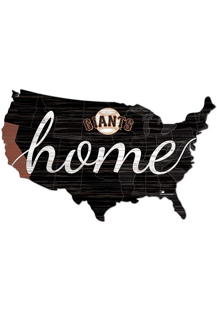 San Francisco Giants USA Shape Cutout Sign