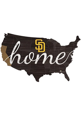 San Diego Padres USA Shape Cutout Sign
