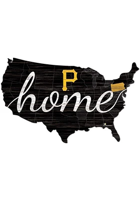 Pittsburgh Pirates USA Shape Cutout Sign
