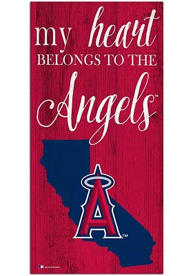 Los Angeles Angels My Heart State Sign