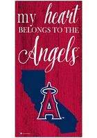 Los Angeles Angels My Heart State Sign