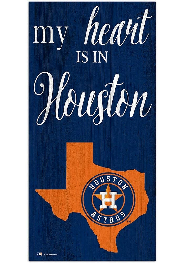 Houston Astros My Heart State Sign