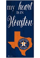 Houston Astros My Heart State Sign