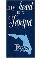 Tampa Bay Rays My Heart State Sign