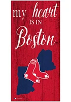 Boston Red Sox My Heart State Sign
