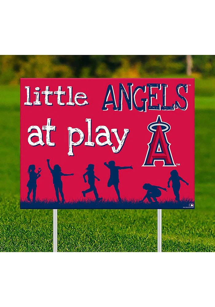 Los Angeles Angels Little Fans at Play Yard Sign - Red