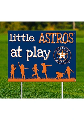 Houston Astros Little Fans at Play Yard Sign - Navy Blue