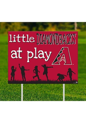 Arizona Diamondbacks Little Fans at Play Yard Sign - Red