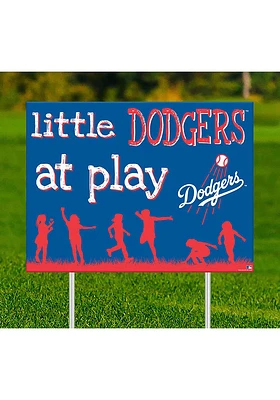 Los Angeles Dodgers Little Fans at Play Yard Sign - Blue