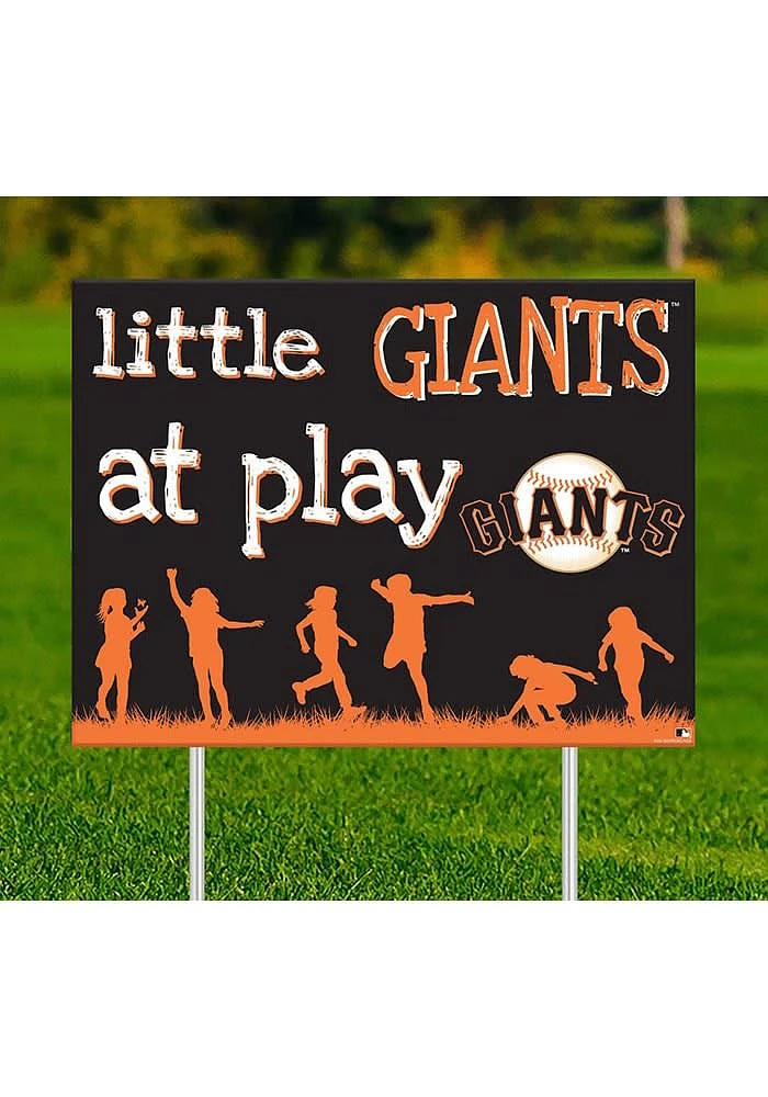 San Francisco Giants Little Fans at Play Yard Sign - Orange