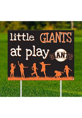 San Francisco Giants Little Fans at Play Yard Sign - Orange