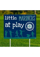 Seattle Mariners Little Fans at Play Yard Sign - Navy Blue